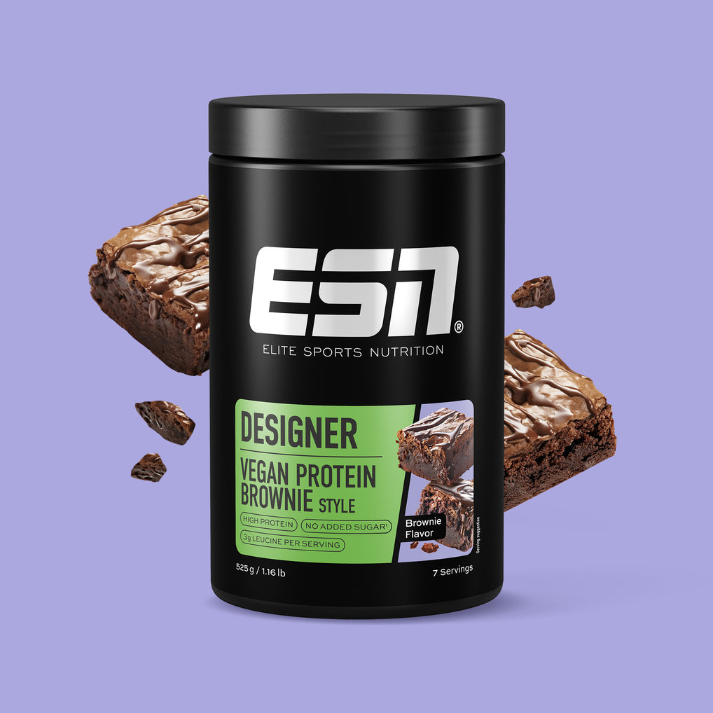 Designer Vegan Protein Brownie Style
